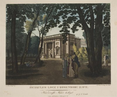 Rosenborg bahçesindeki Herkül köşkü by Gerhard Ludvig Lahde