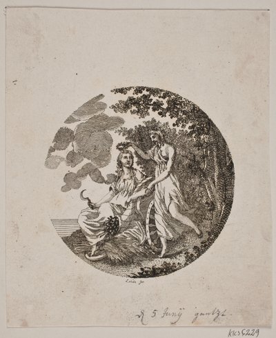 Danimarka ve Holstein's Flora için başlık vinyet by Gerhard Ludvig Lahde