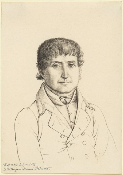 Majordomo Albrecht, 1827. by Gerhard Wilhelm von Reutern