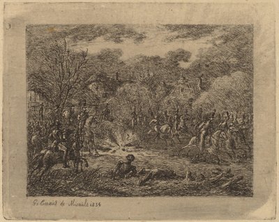 El bombasının patlaması by Gerhardus Emaus de Micault