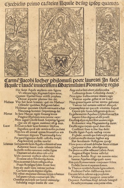 Kartal ve İmparator Maximilian I Alegorisi by German 15th Century