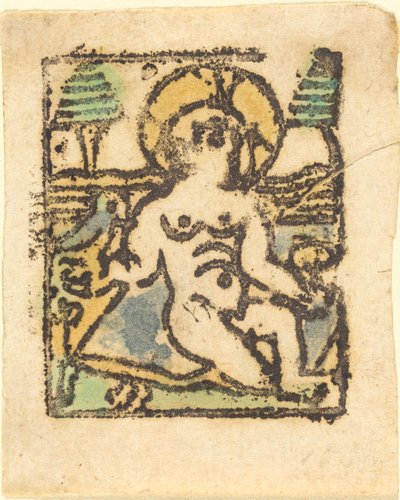 Kuş ile İsa Çocuk by German 15th Century