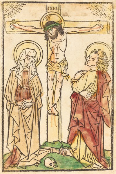 İsa çarmıhta by German 15th Century