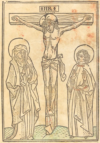 İsa çarmıhta by German 15th Century