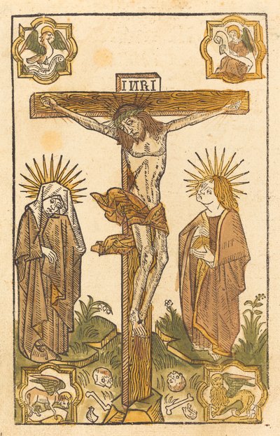 İsa çarmıhta by German 15th Century