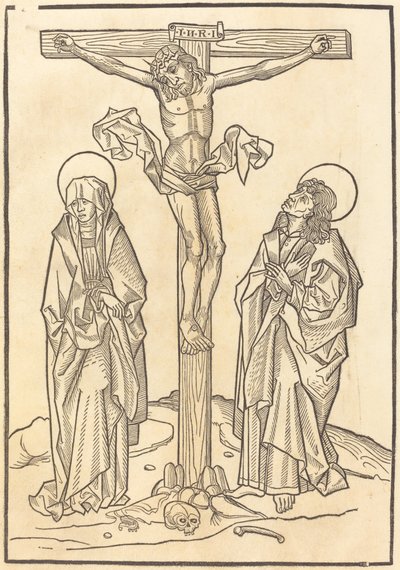 İsa çarmıhta by German 15th Century