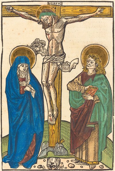 İsa çarmıhta by German 15th Century