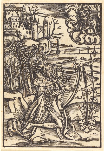 David Arp Çalıyor by German 15th Century