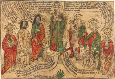 kutsal akrabalık by German 15th Century