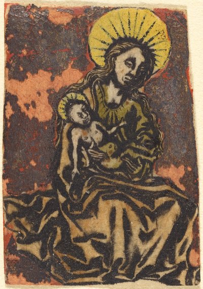 madonna ve çocuk by German 15th Century