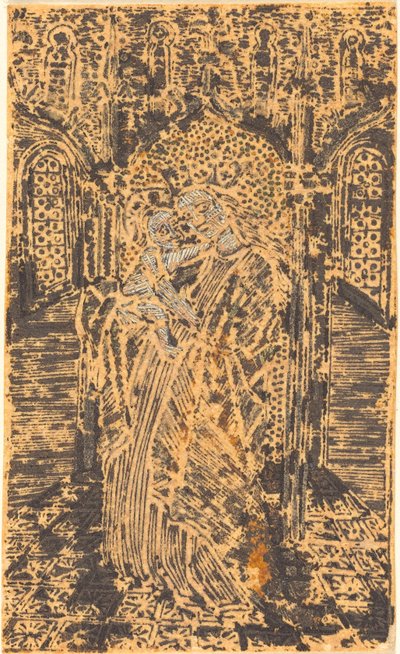 madonna ve çocuk by German 15th Century