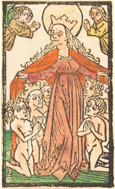 Bir Koruyucu Olarak Madonna by German 15th Century