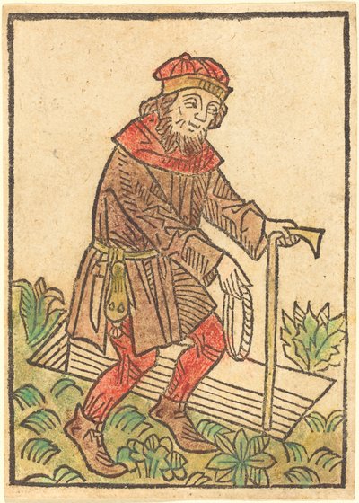 Mezara Doğru Yürüyen Adam by German 15th Century