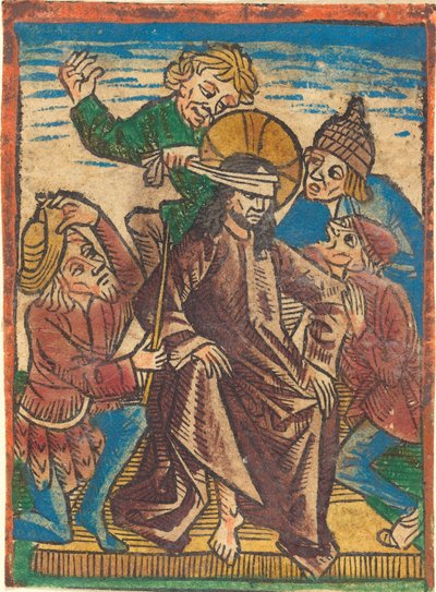 İsa ile alay etmek by German 15th Century