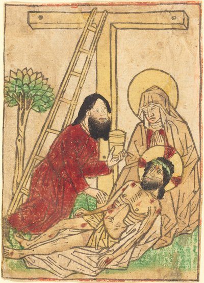 Aziz John ile Pieta by German 15th Century