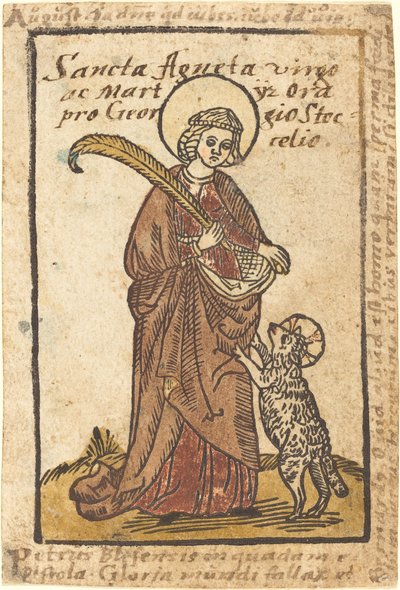 Aziz Agnes by German 15th Century