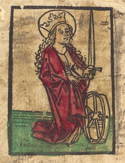 İskenderiye Aziz Catherine by German 15th Century