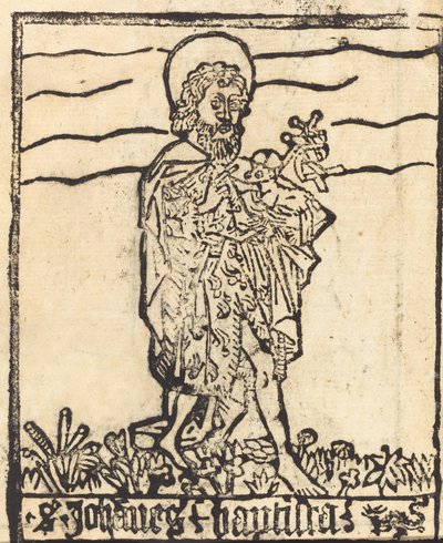 Vaftizci Yahya [rekto] by German 15th Century