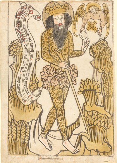 Aziz Onuphrius by German 15th Century