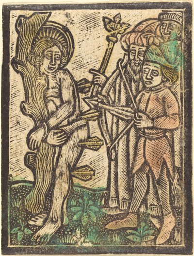 Aziz Sebastian by German 15th Century