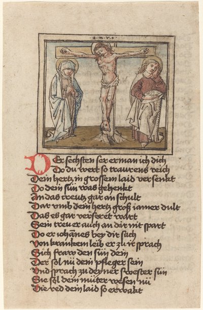 Çarmıha Gerilme by German 15th Century