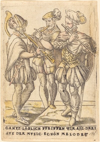 Gantz loblich Pfeiffen, tüm drei avs der Mvsic: Schon Melodey by German 16th Century