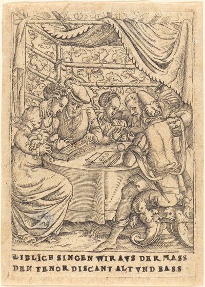 Masajdan tenor discant alto ve bası sevgiyle söylüyoruz by German 16th Century