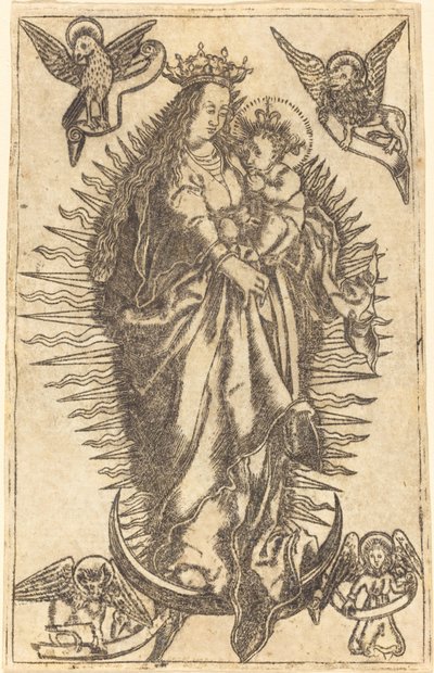 madonna ve çocuk by German 16th Century