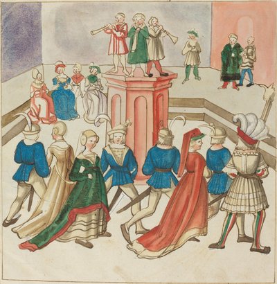 maskeli balo by German 16th Century