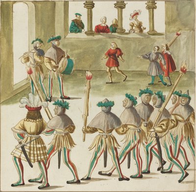 maskeli balo by German 16th Century