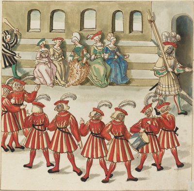 maskeli balo by German 16th Century