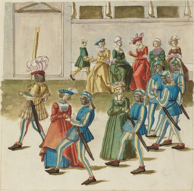 maskeli balo by German 16th Century