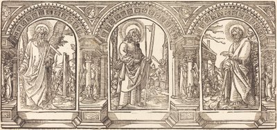 İsa ve Havarileri IV by German 16th Century after Martin Schongauer