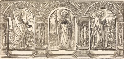 Mesih ve Havarileri I by German 16th Century after Martin Schongauer