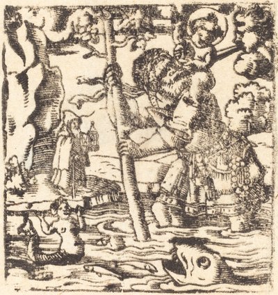 Aziz Christopher by German 16th or 19th Century