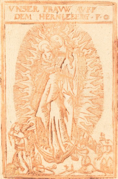 Hernlebergli Madonna by German 17th Century
