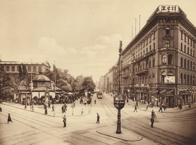 Georgstrasse, Hannover (b/w fotoğraf) by German Photographer