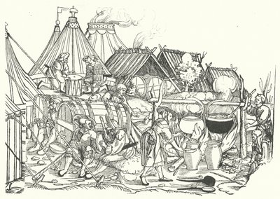 Bir Landsknechts kampı by German School