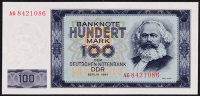 Yüz marklık banknot, 1964 by German School
