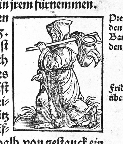 Yolda bir hacı - "The Noble Strict Best Fromen"da, Johann Stumpff by German School