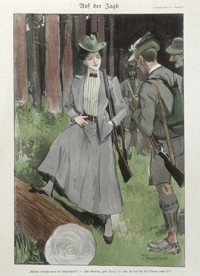 Avlanan bir kadın - Alman doktor. by German School