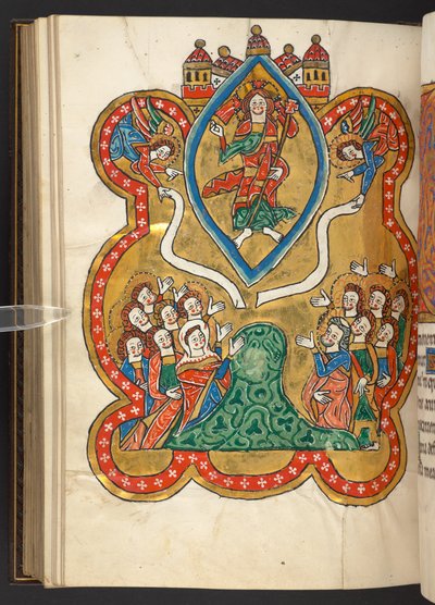 Ekle. 60629, f.103v Yükseliş (parşömen) by German School