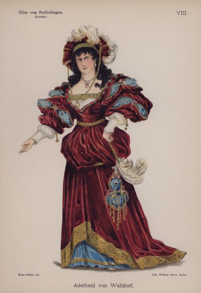 Adelheid von Walldorf, Goethe tarafından Gotz von Berlichingen