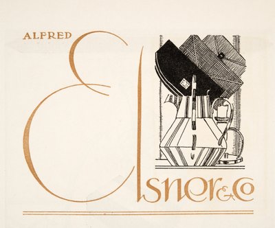 Alfred Elsner & Co. için reklam, Styl