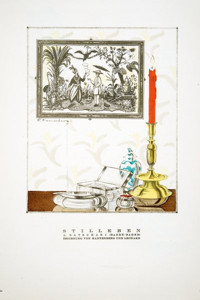 "Batschari Cigaretten" reklamı, Styl, pub.1922
