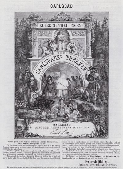 Mattoni maden suyu ve Carlsbad (Karlovy Vary), Bohemya