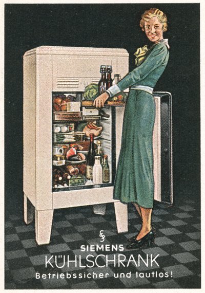 Siemens buzdolabı reklamı (renkli lito) by German School