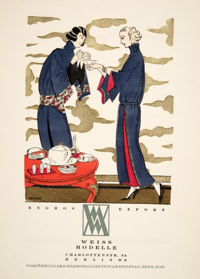 "Weiss Modelle" için reklam, Styl, pub.1922