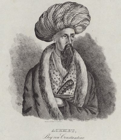 Konstantinli Ahmed Bey, 1839 by German School