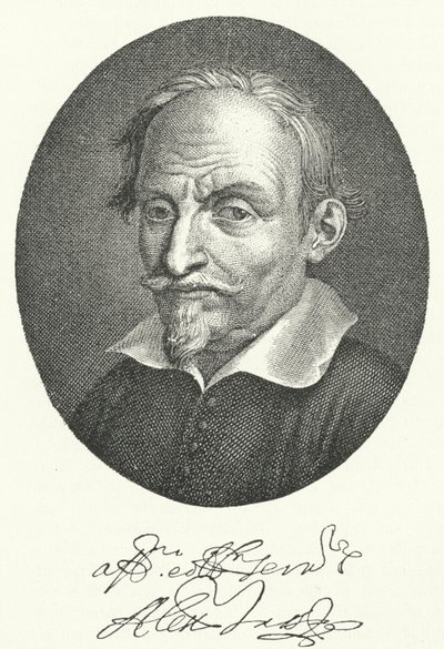 Alessandro Tassoni, İtalyan şair ve yazar (gravür) by German School